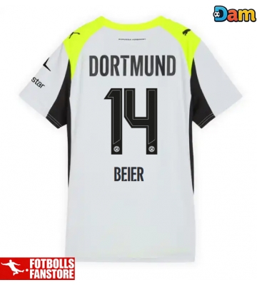 Borussia Dortmund Maximilian Beier #14 Bortatröja Dam 2025-26 Kortärmad